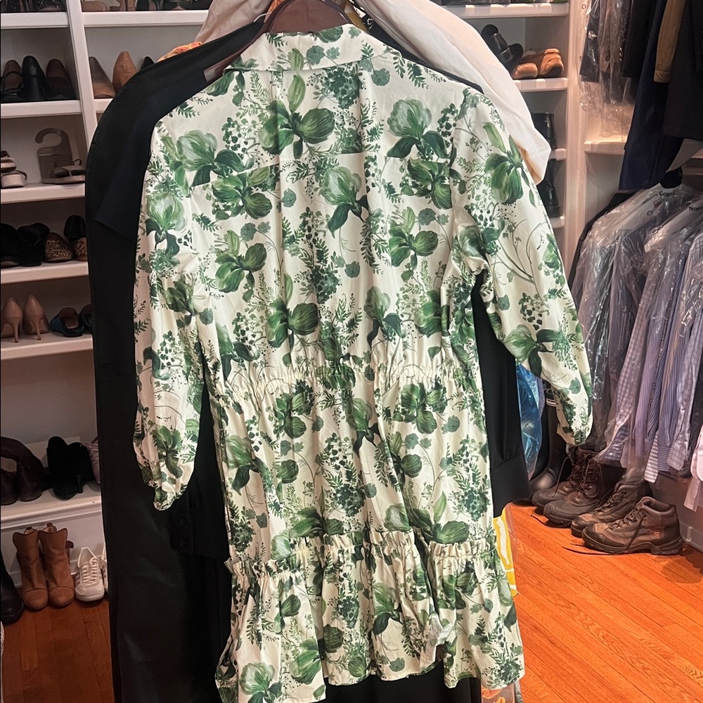 Cara Cara Green Floral Mini Dress - Picture 4 of 4